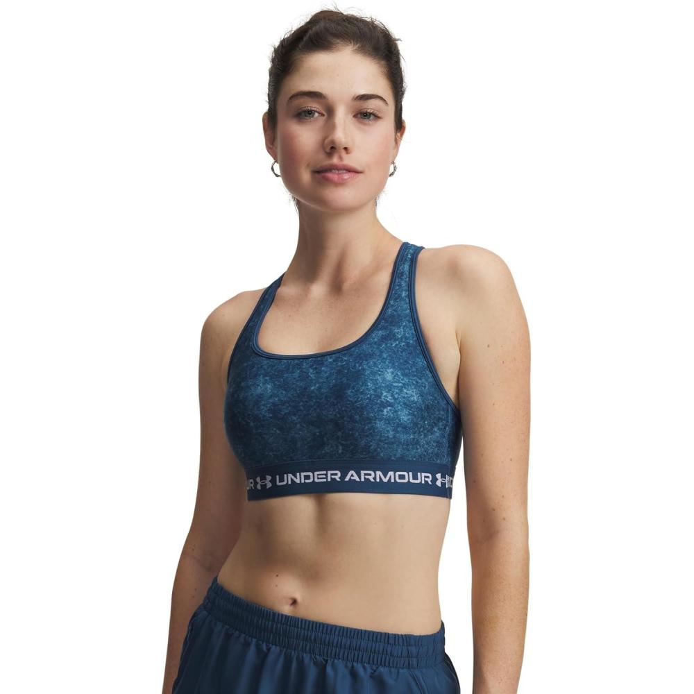 image:imageUnder Armour Womens CrossBack Mid PrintWham BlueWhite