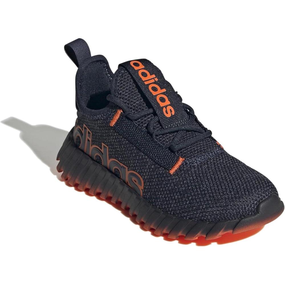 image:imageadidas Kids Girls Kaptir 30 Lace Up Sneakers Shoes Casual  BlueAluminaBliss PinkHazy Orange