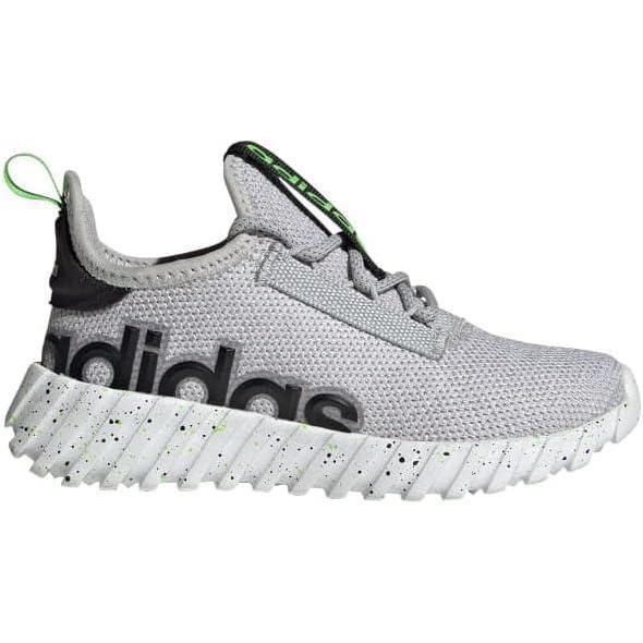 image:imageadidas Kids Girls Kaptir 30 Lace Up Sneakers Shoes Casual  BlueGreyLucid LimeBlack