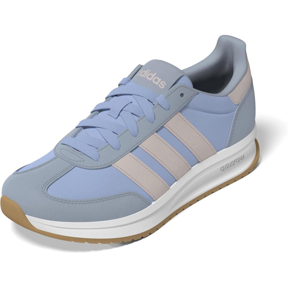 image:imageadidas Kids Girls Run 70S 20 Lace Up Sneakers Shoes Casual  WhiteBlueWonder QuartzWonder Blue