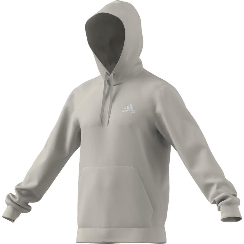 image:imageadidas Mens Essentials Fleece HoodieAluminawhite