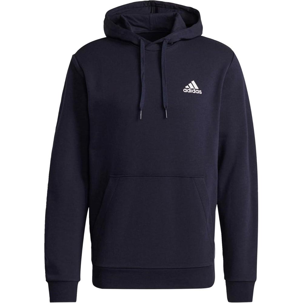 image:imageadidas Mens Essentials Fleece HoodieInkWhite