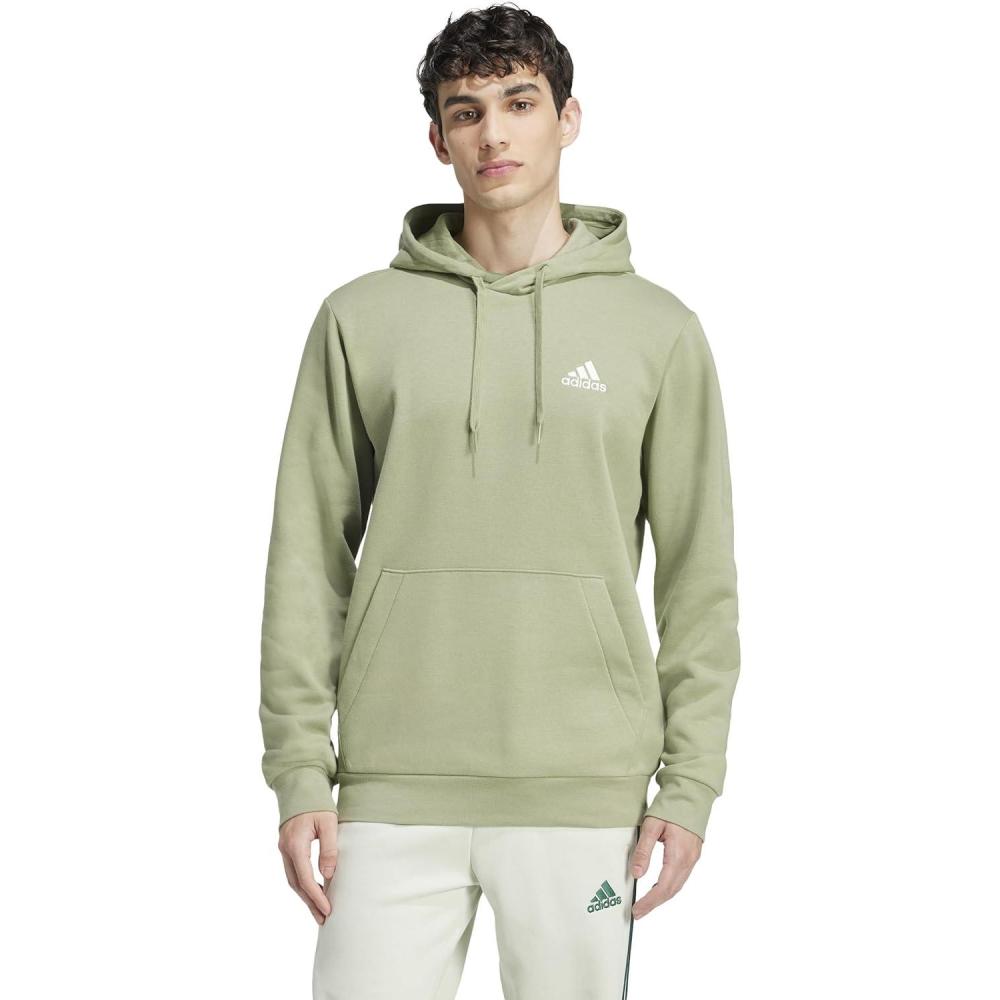 image:imageadidas Mens Essentials Fleece HoodieTent Green