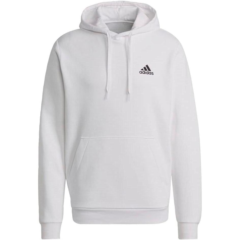 image:imageadidas Mens Essentials Fleece HoodieWhite Black