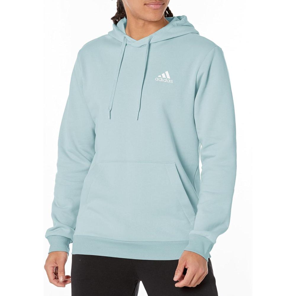 image:imageadidas Mens Essentials Fleece HoodieWonder Blue