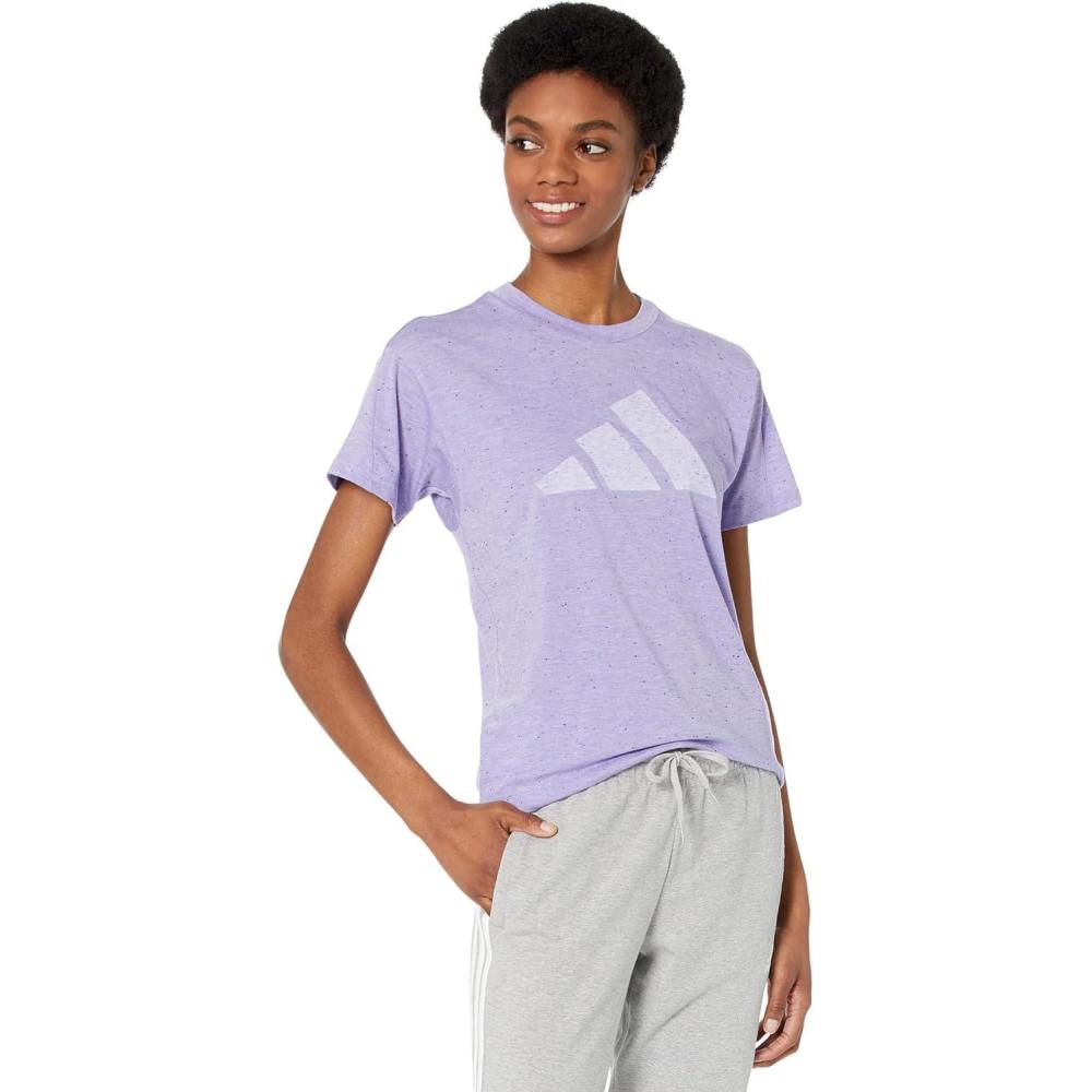 image:imageadidas Womens Future Icons Winners 30 TShirtLight Purple Melange