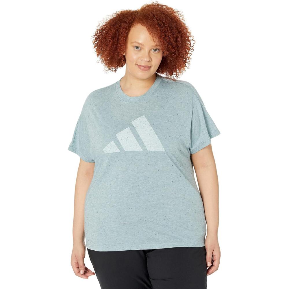 image:imageadidas Womens Future Icons Winners 30 TShirtMagic Grey Melange