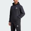 adidas Men’s Essentials Fleece Hoodie(Black/White)