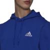adidas Men’s Essentials Fleece Hoodie(Bold Blue/White)