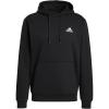 adidas Men’s Essentials Fleece Hoodie(Black/White)