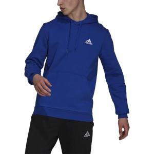 adidas Men’s Essentials Fleece Hoodie(Bold Blue/White)