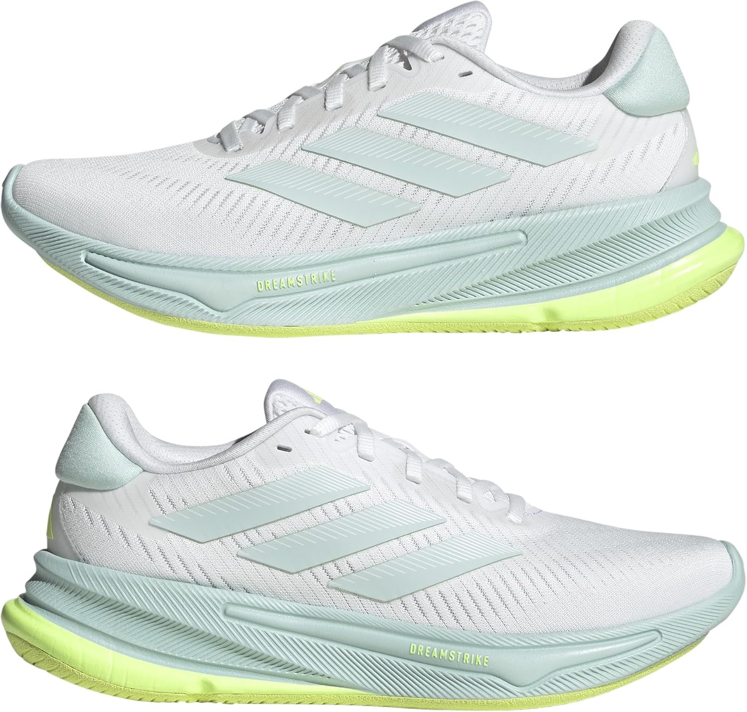 image:imageAdidas Womens Supernova Ease Running ShoeWhiteHalo MintYellow