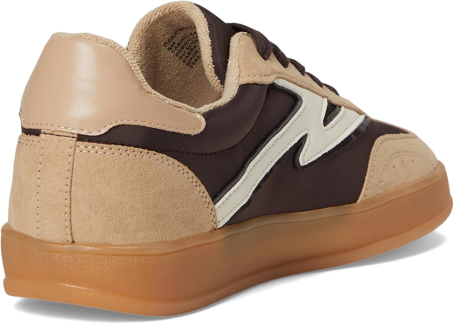 image:imageMadden Girl Womens Giia Fashion SneakerDark BrownLight Sand Nylon