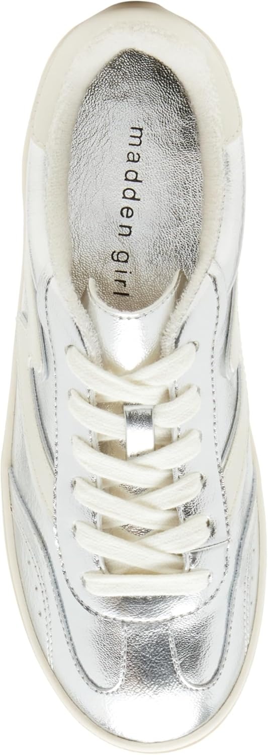 image:imageMadden Girl Womens Giia Fashion SneakerSilverOff White