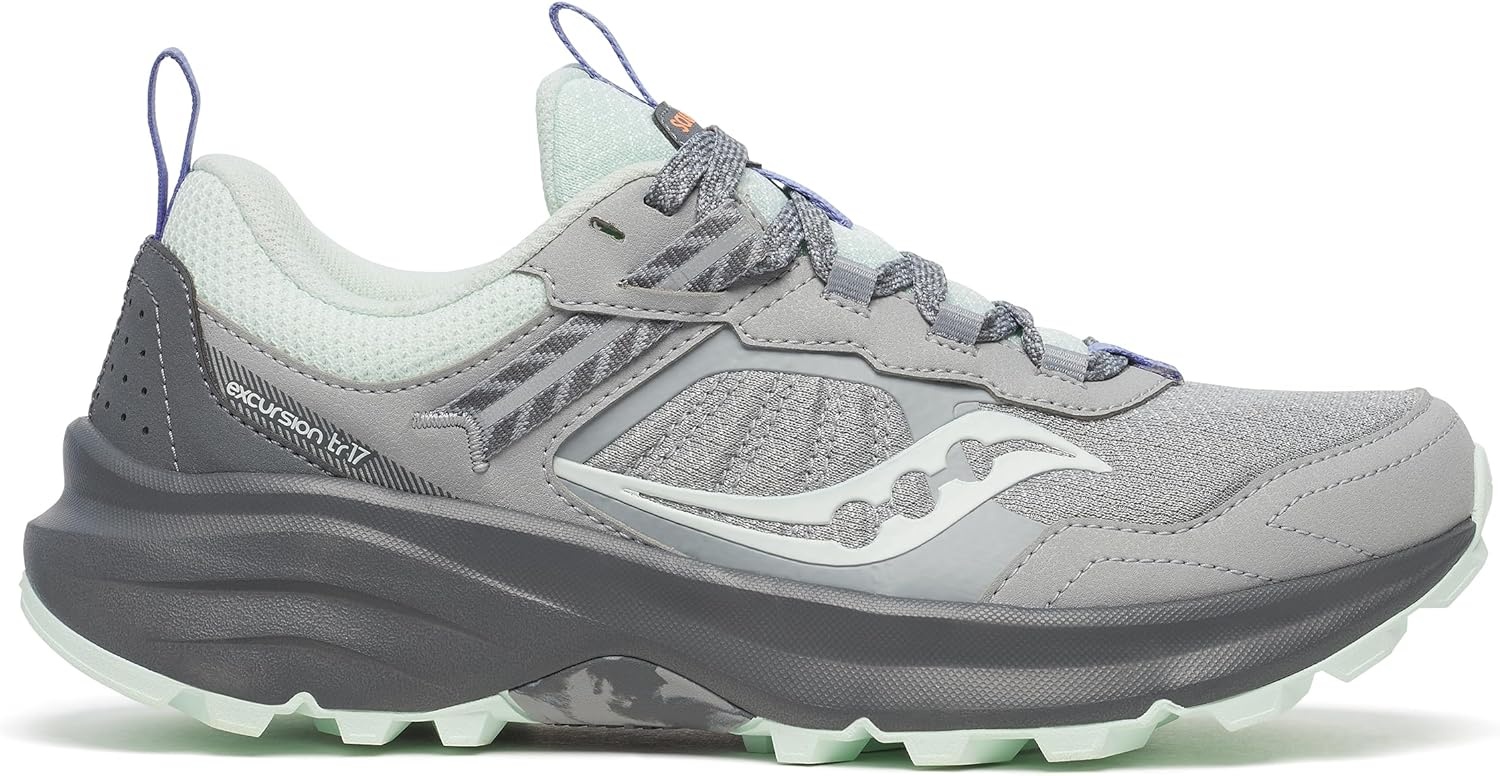 image:imageSaucony Womens Excursion Tr17 SneakerFossilAqua