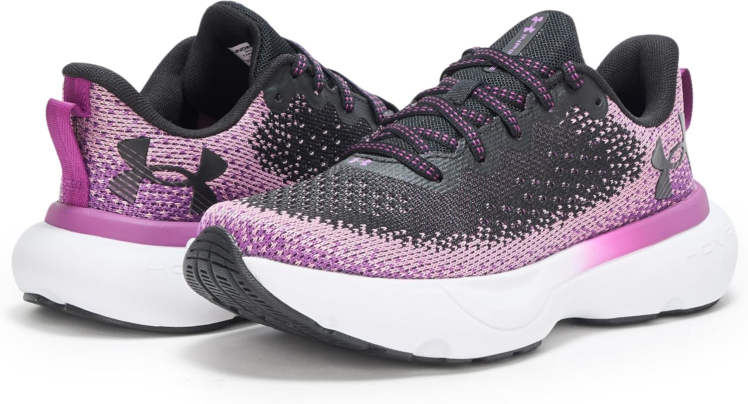 image:imageUnder Armour Womens Infinite002 BlackAndromeda PurpleBlack