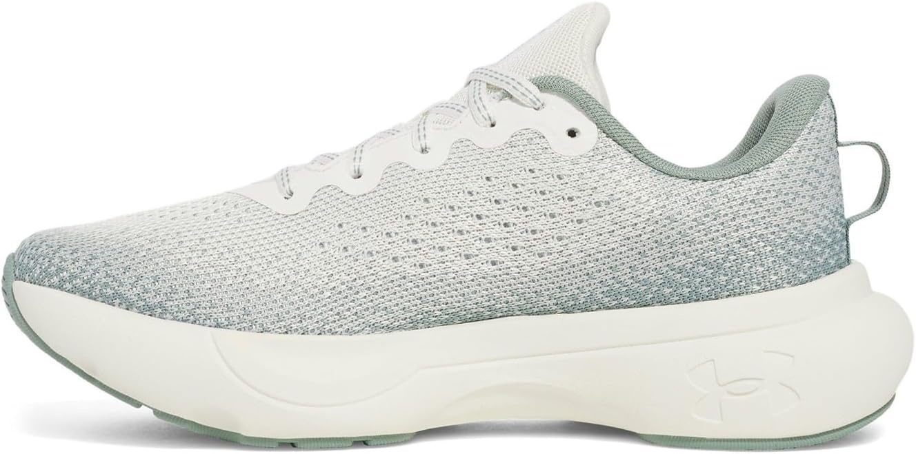 image:imageUnder Armour Womens Infinite114 White QuartzSilica GreenMetallic Silica