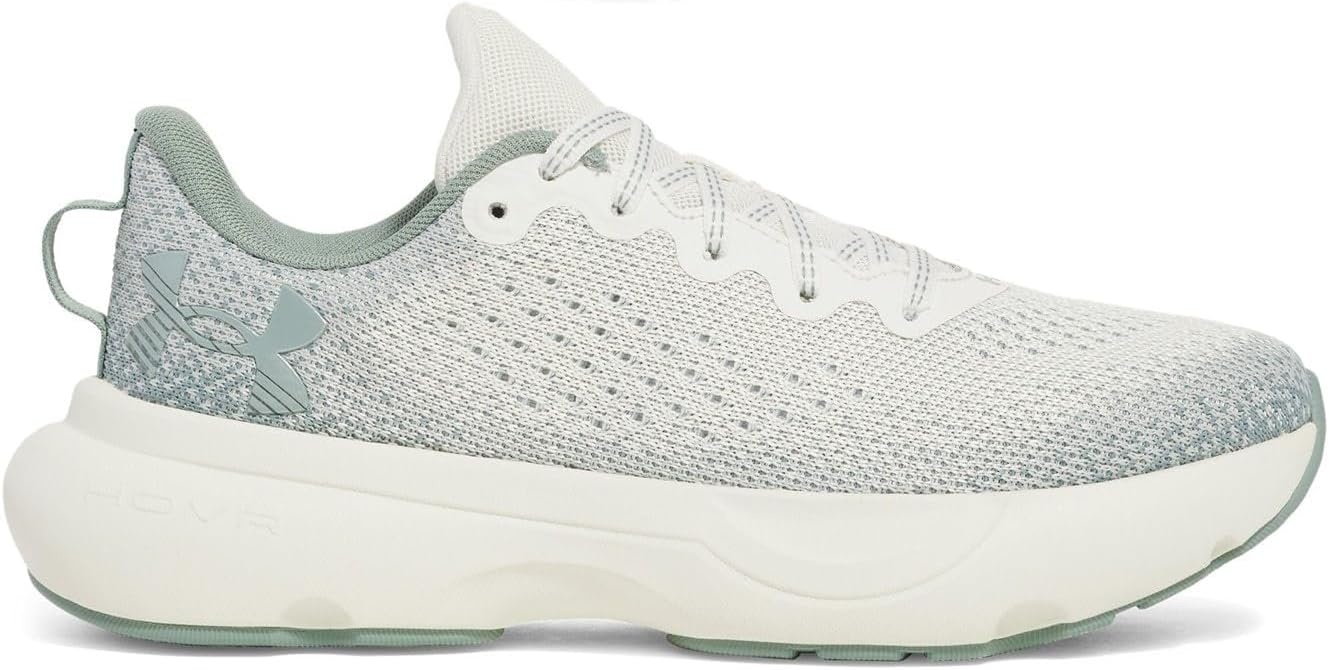 image:imageUnder Armour Womens Infinite114 White QuartzSilica GreenMetallic Silica