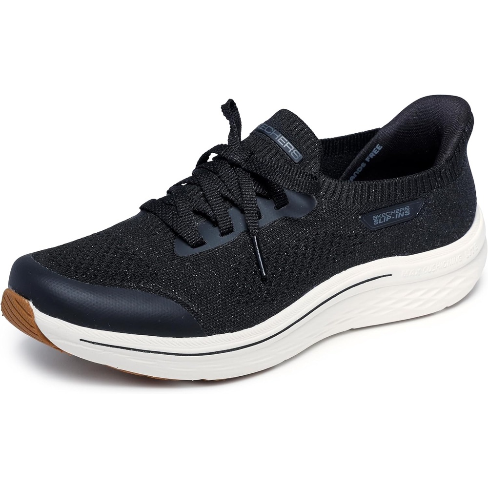 image:imageSkechers Womens Onthego Max Cushioning Lite Aura Hands Free SlipinsBlackWhite