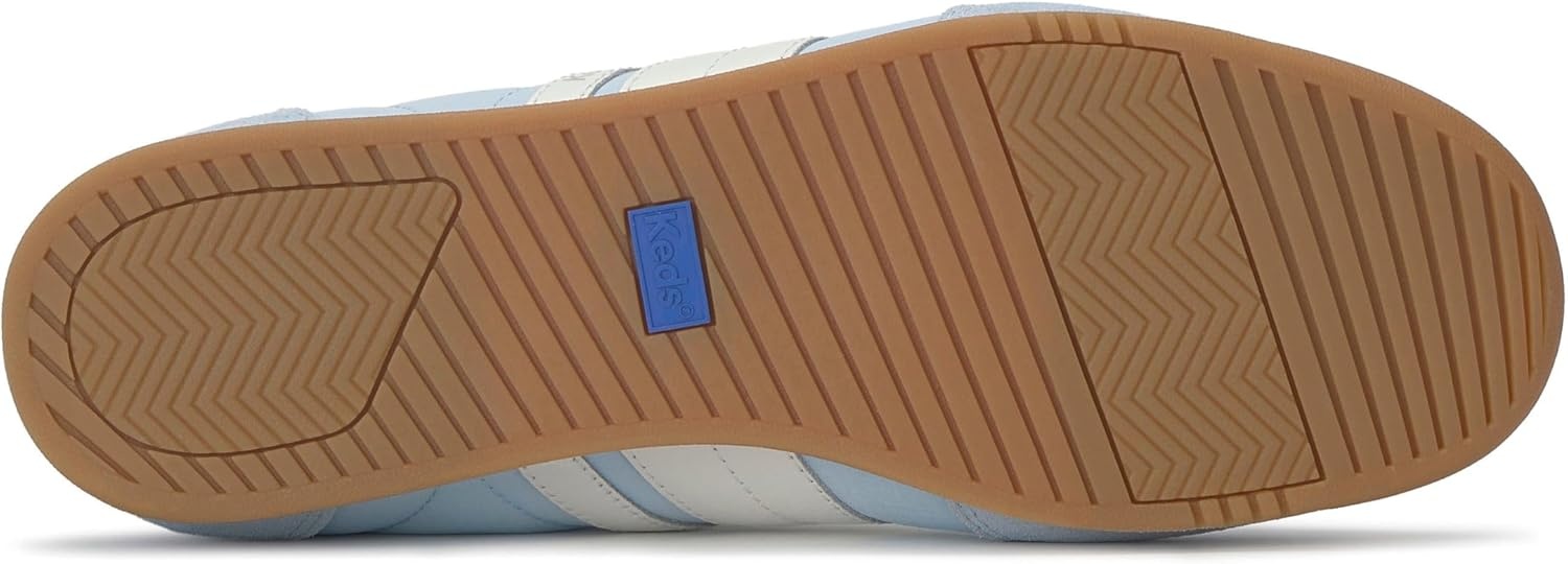 image:imageKeds Womens Revival LaceupLight Blue NylonSuedeLeather