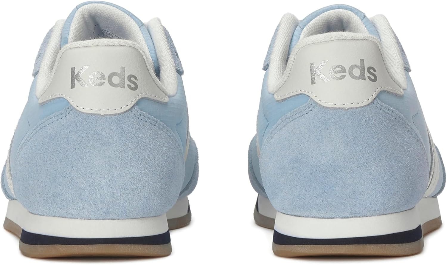 image:imageKeds Womens Revival LaceupLight Blue NylonSuedeLeather