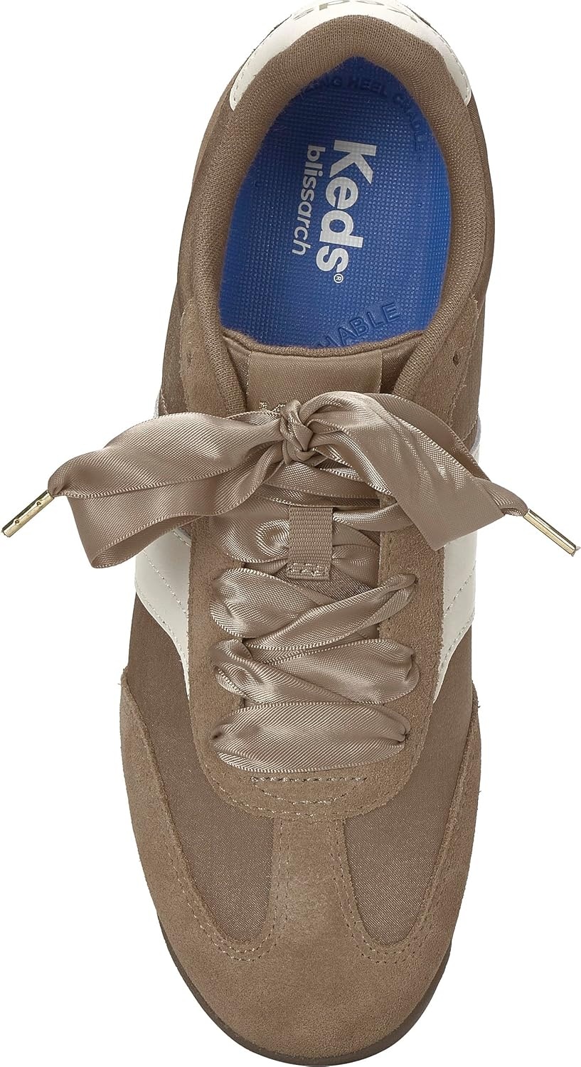image:imageKeds Womens Revival LaceupMocha SatinSuede