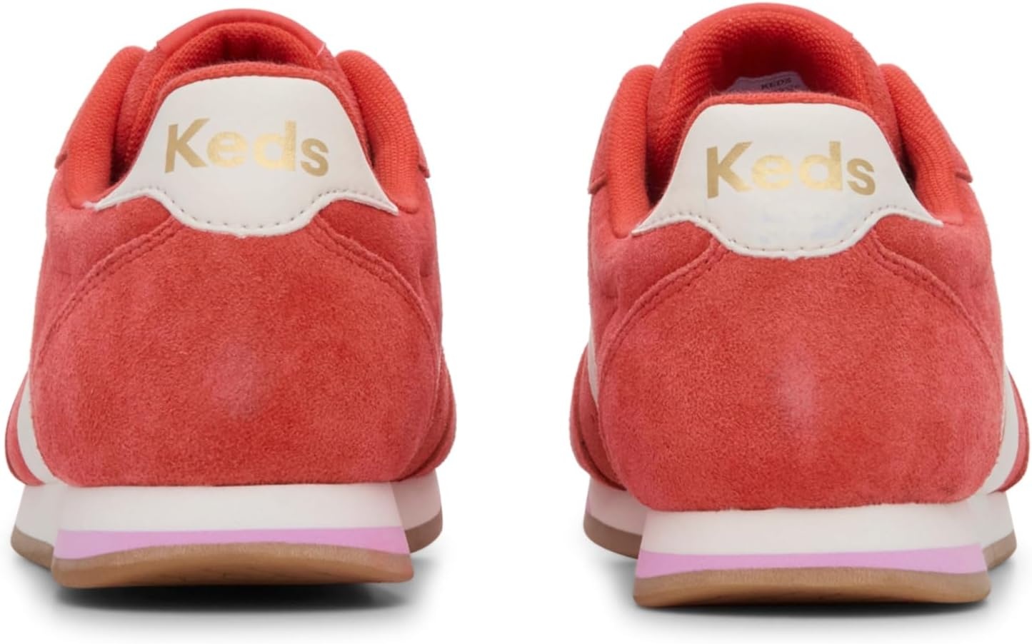 image:imageKeds Womens Revival LaceupOrangeSnow White SuedeLeather