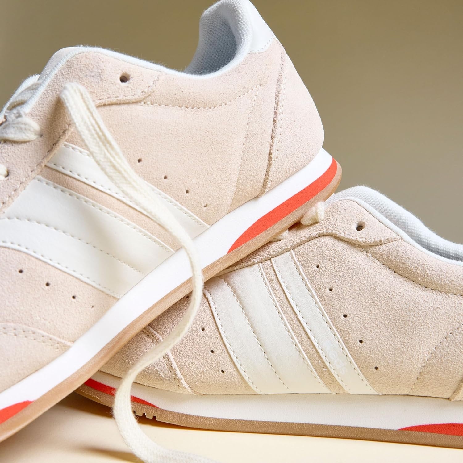 image:imageKeds Womens Revival LaceupParchmentEgret SuedeLeather