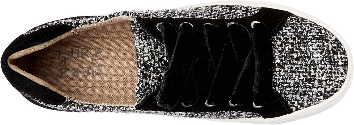 image:imageNaturalizer Womens Morrison Fashion SneakerBlackWhite Tweed Fabric
