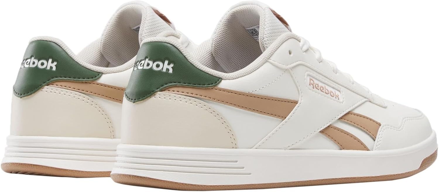image:imageReebok Court Advance Sneakers for Men Casual Tennis Mens Shoes Size 6 to 15Chalk Breakawaygreen Earth