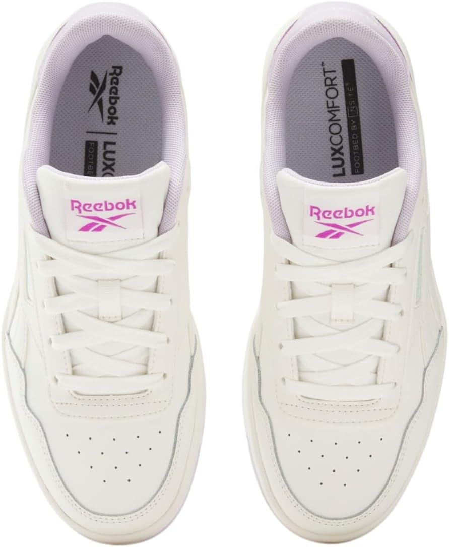 image:imageReebok Court Advance Sneakers for Men Casual Tennis Mens Shoes Size 6 to 15Chalk Digitalgleam Purplerave
