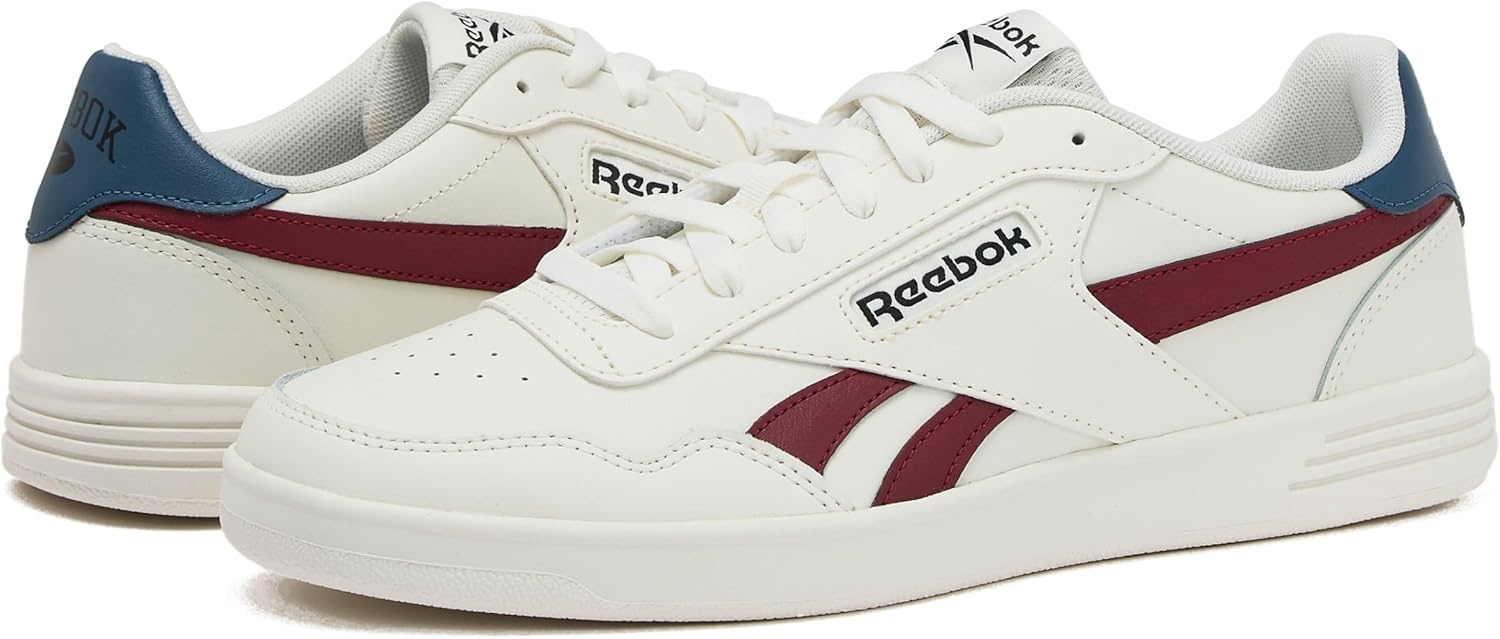 image:imageReebok Court Advance Sneakers for Men Casual Tennis Mens Shoes Size 6 to 15ChalkChalkRetro Red