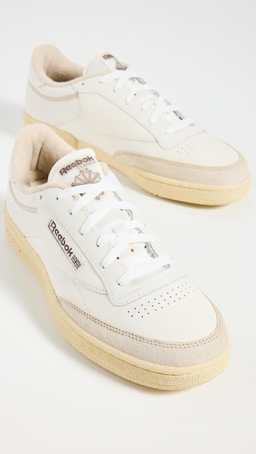 image:imageReebok Court Advance Sneakers for Men Casual Tennis Mens Shoes Size 6 to 15ChalkWeathered WhiteVintage Chalk