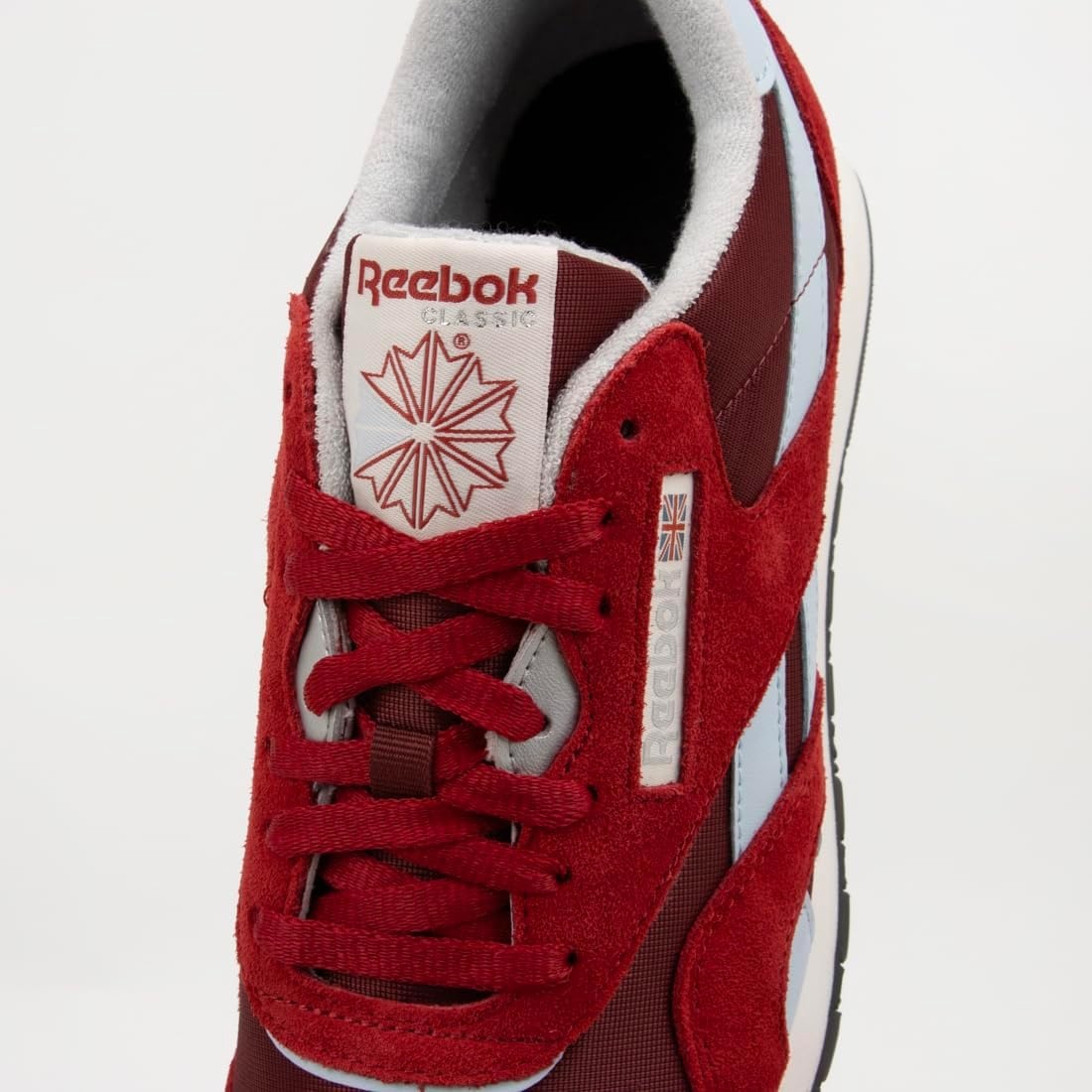 image:imageReebok Court Advance Sneakers for Men Casual Tennis Mens Shoes Size 6 to 15Classic Burgundy Flash Red Glass Blue