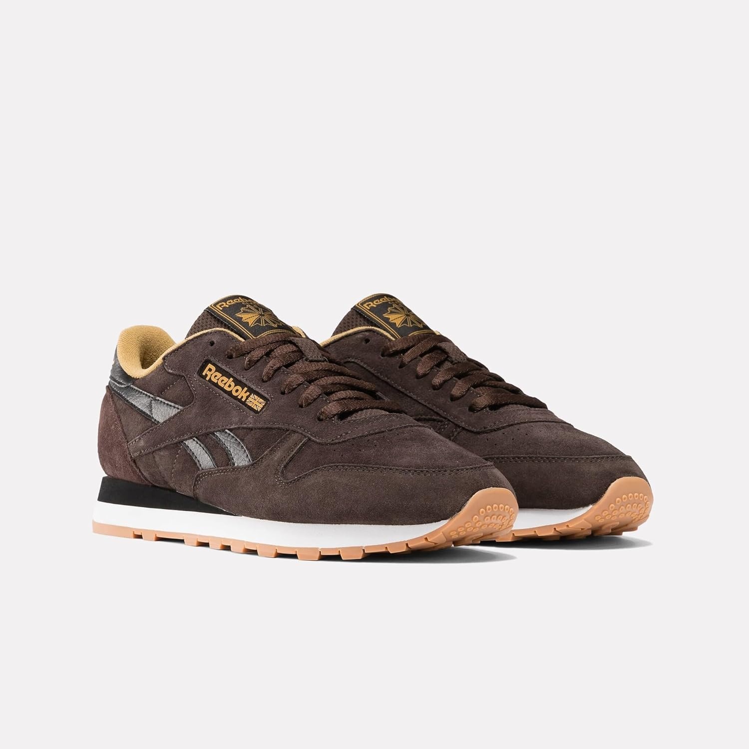 image:imageReebok Court Advance Sneakers for Men Casual Tennis Mens Shoes Size 6 to 15Dark Matter Black Khaki Brown