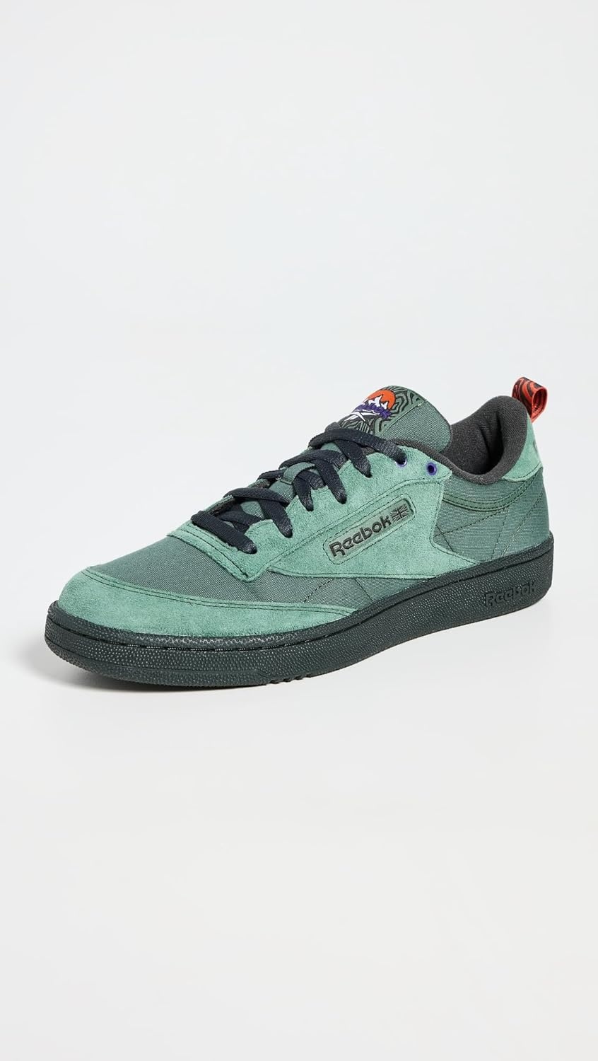 image:imageReebok Court Advance Sneakers for Men Casual Tennis Mens Shoes Size 6 to 15Escape GreenGrey 6Pump Orange