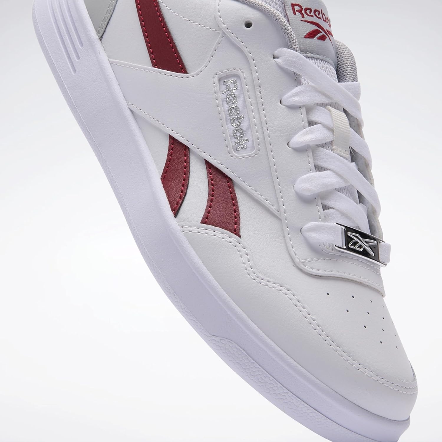 image:imageReebok Court Advance Sneakers for Men Casual Tennis Mens Shoes Size 6 to 15Ftwrwhite Retrored Grey1