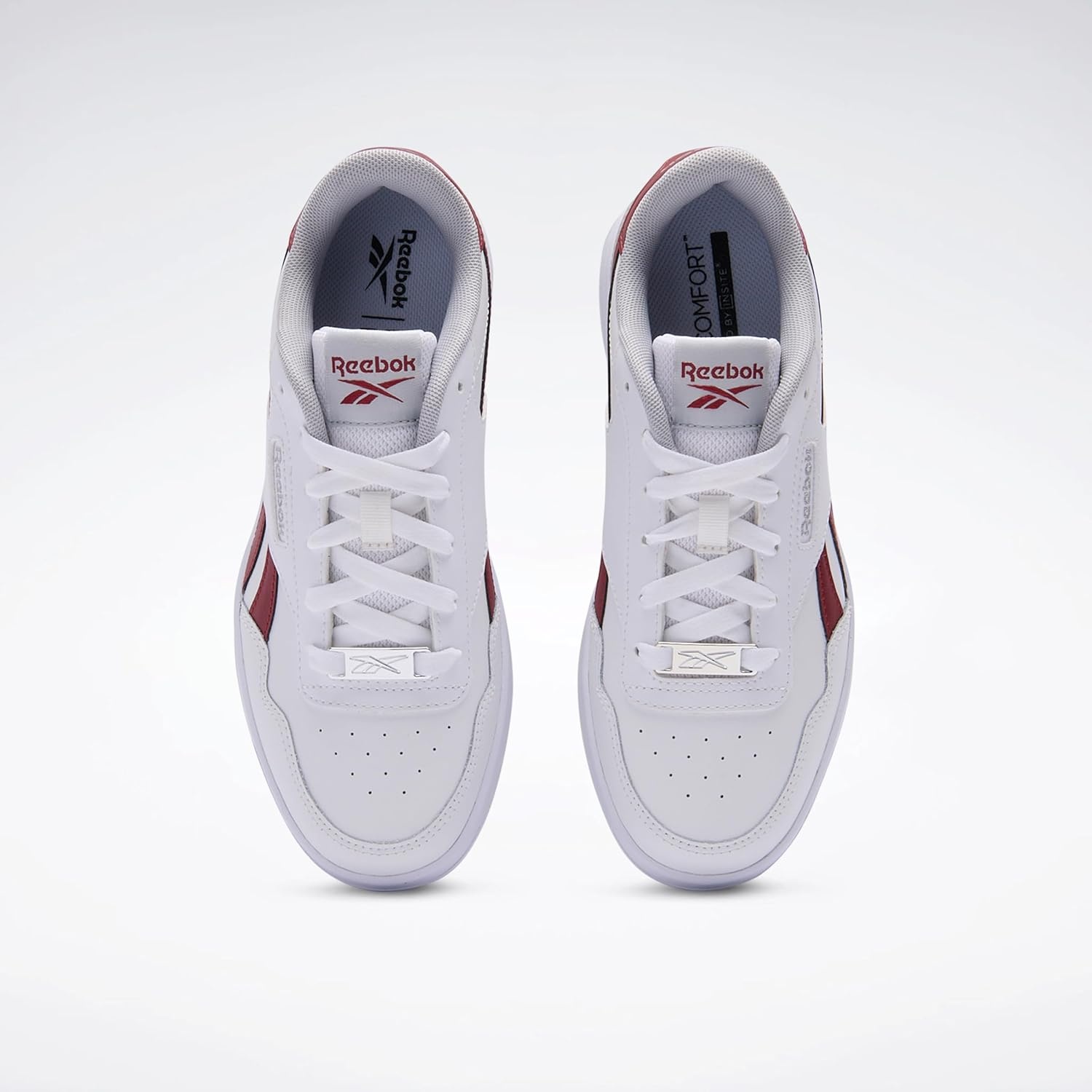 image:imageReebok Court Advance Sneakers for Men Casual Tennis Mens Shoes Size 6 to 15Ftwrwhite Retrored Grey1