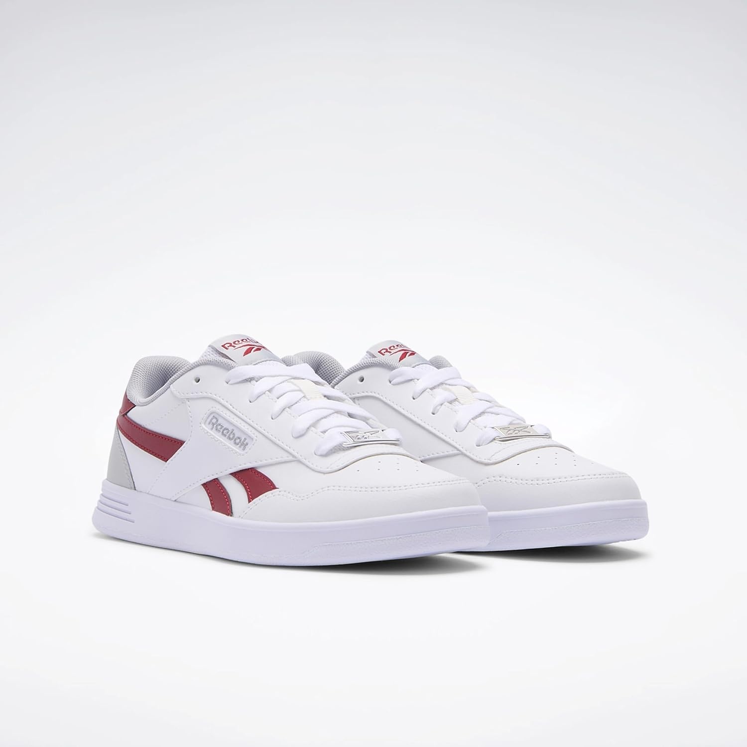 image:imageReebok Court Advance Sneakers for Men Casual Tennis Mens Shoes Size 6 to 15Ftwrwhite Retrored Grey1