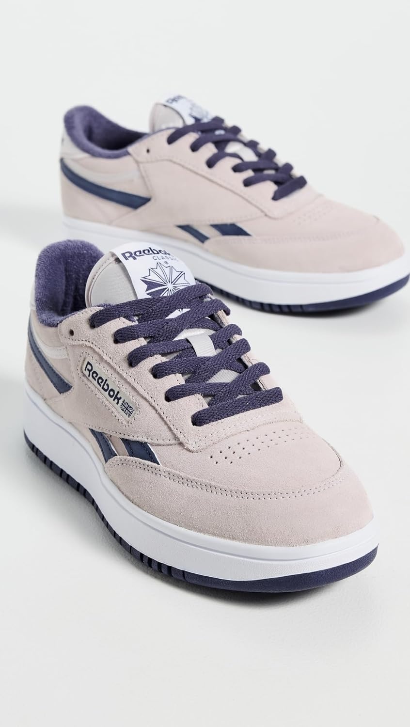 image:imageReebok Court Advance Sneakers for Men Casual Tennis Mens Shoes Size 6 to 15Luxe GreyMovement PurpleFootwear White