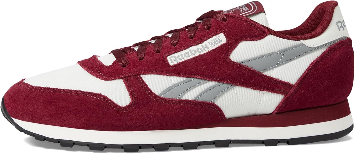 image:imageReebok Court Advance Sneakers for Men Casual Tennis Mens Shoes Size 6 to 15Rich MaroonChalkGrey 3