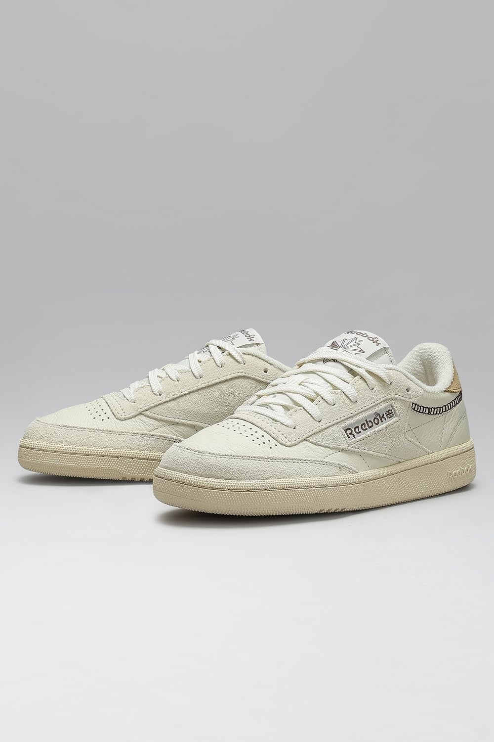 image:imageReebok Court Advance Sneakers for Men Casual Tennis Mens Shoes Size 6 to 15Vintage Chalk Gingerroot Simplebrown
