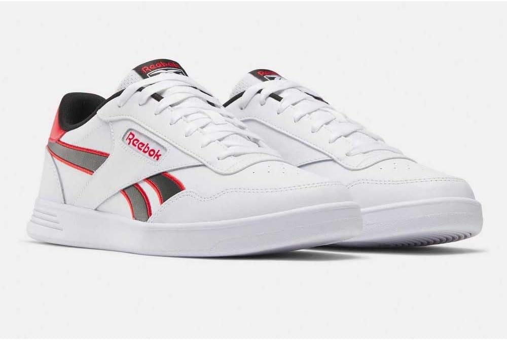 image:imageReebok Court Advance Sneakers for Men Casual Tennis Mens Shoes Size 6 to 15White Black Vectorred