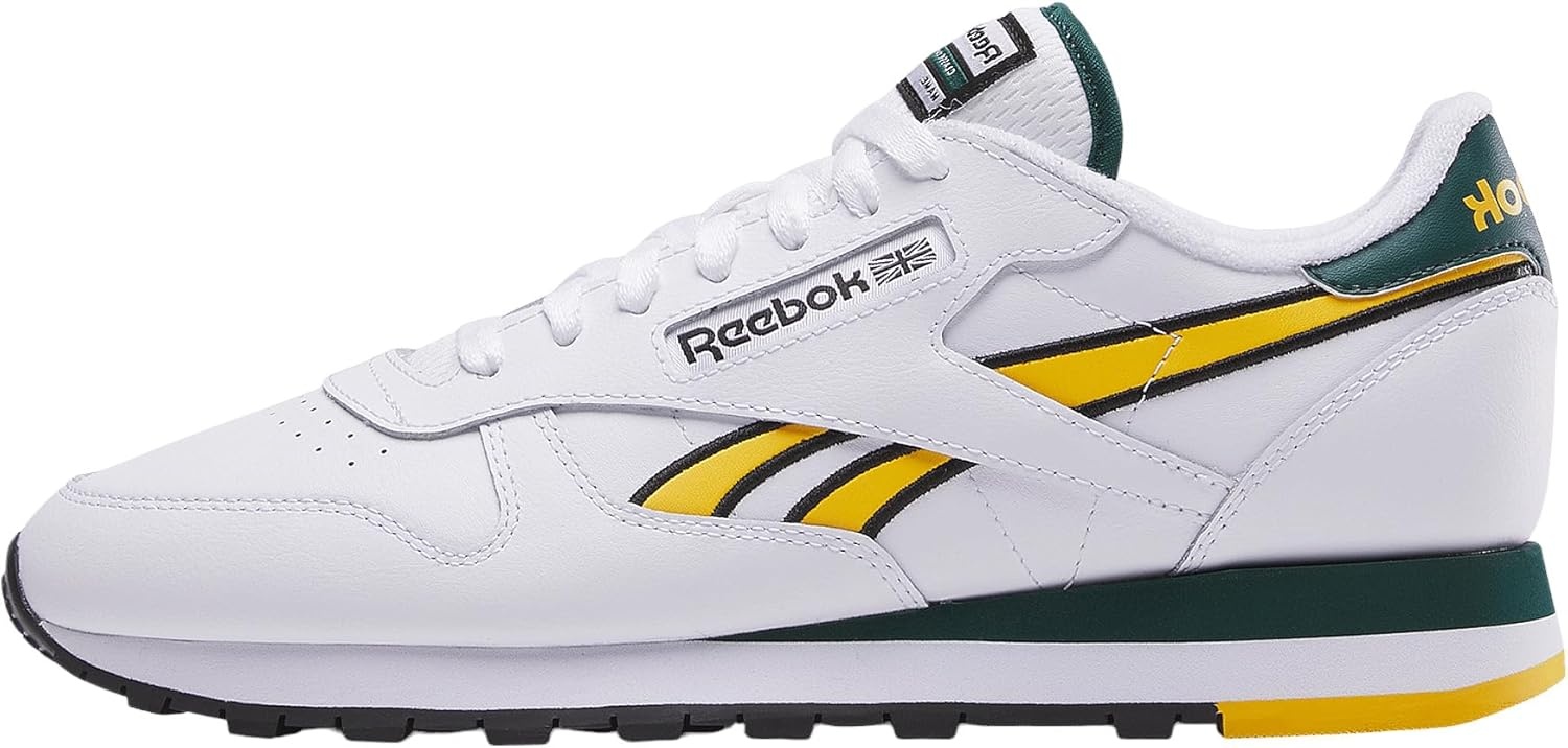image:imageReebok Court Advance Sneakers for Men Casual Tennis Mens Shoes Size 6 to 15White Fierce Gold Collegiate Green