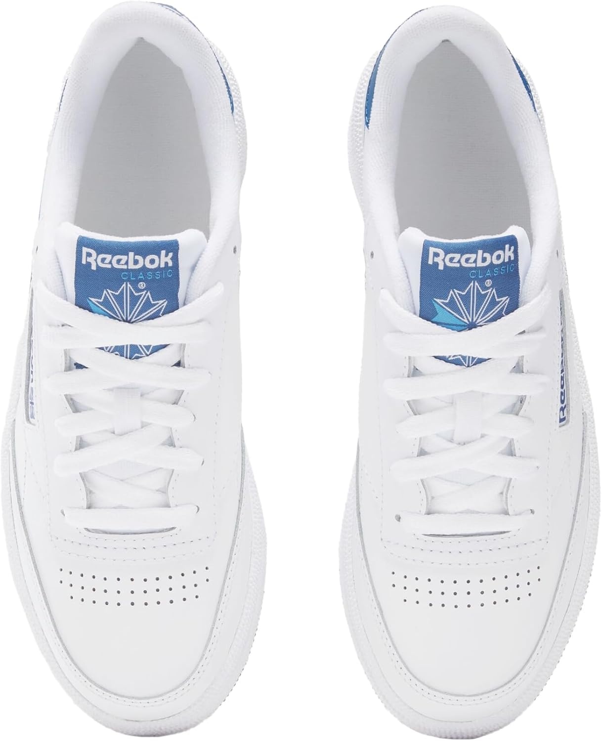 image:imageReebok Court Advance Sneakers for Men Casual Tennis Mens Shoes Size 6 to 15White Twilight Blue Recovery Blue