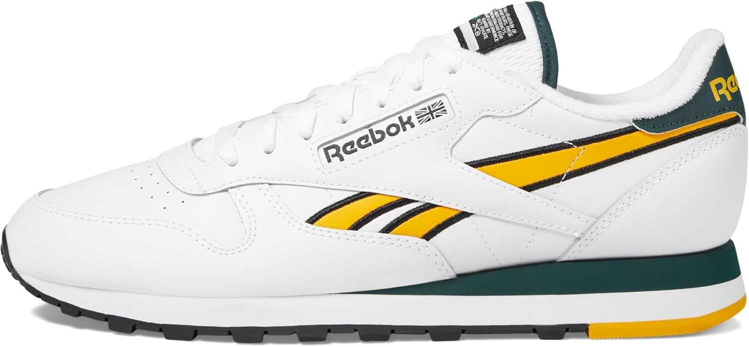 image:imageReebok Court Advance Sneakers for Men Casual Tennis Mens Shoes Size 6 to 15WhiteFierce GoldCollegiate Green