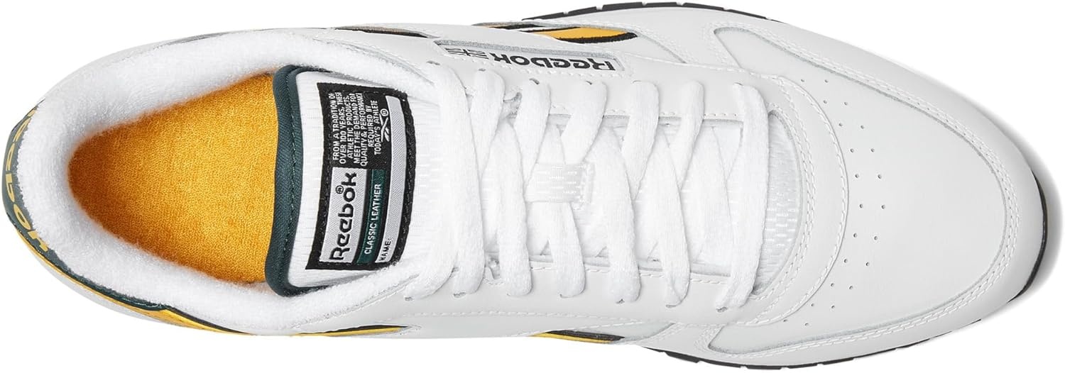image:imageReebok Court Advance Sneakers for Men Casual Tennis Mens Shoes Size 6 to 15WhiteFierce GoldCollegiate Green