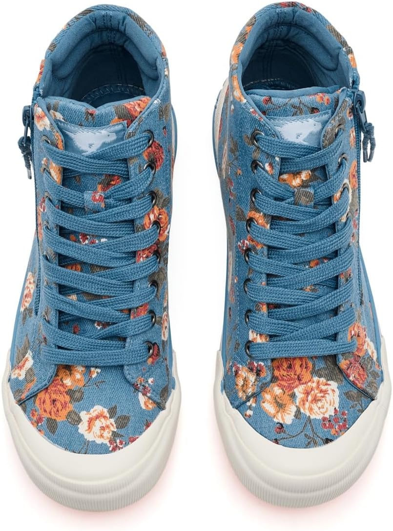 image:imageRocket Dog Womens Jazzin High Top SneakerLight Blue