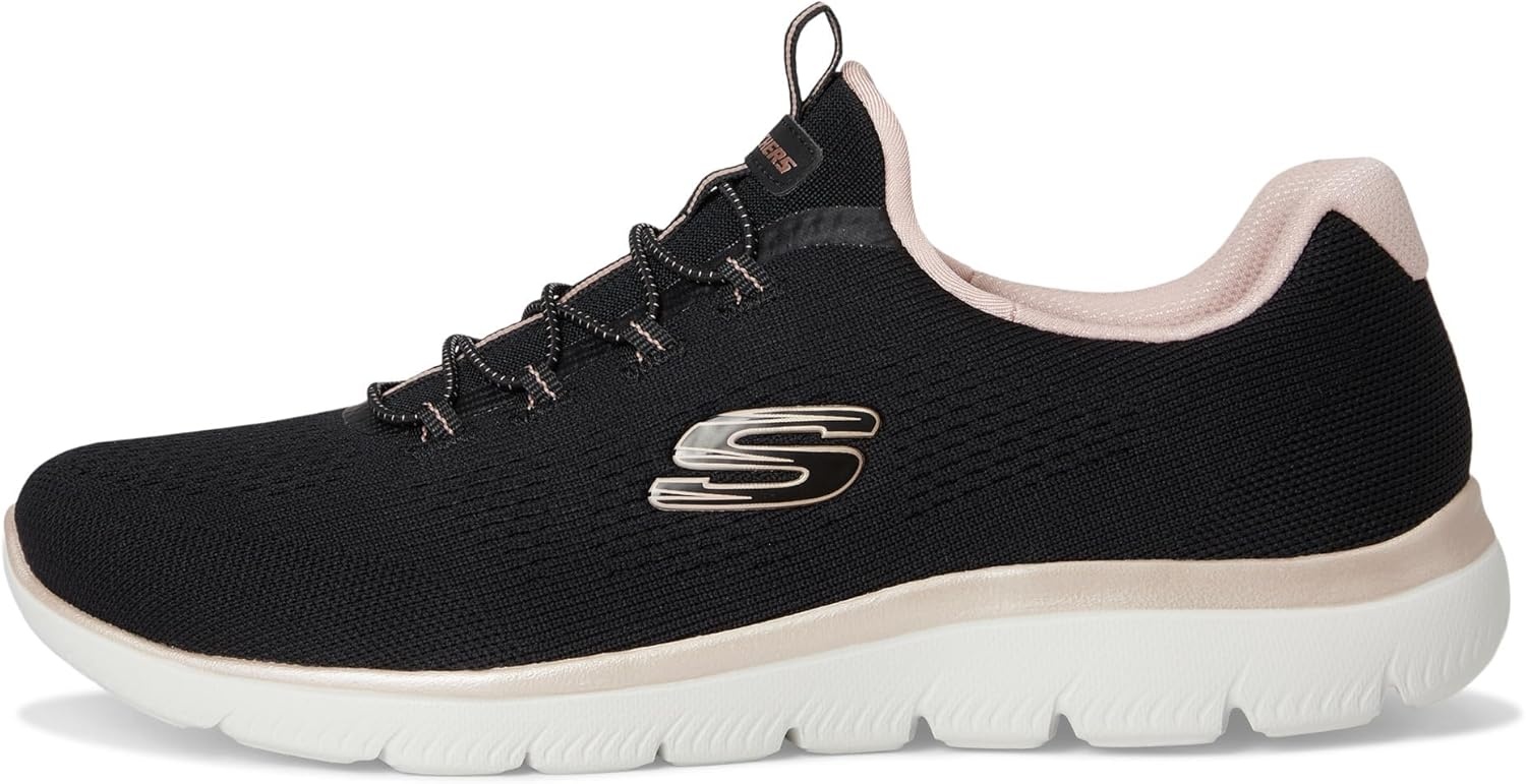 image:imageSkechers Womens Summits Morning Glow SneakersBlack Rose Gold
