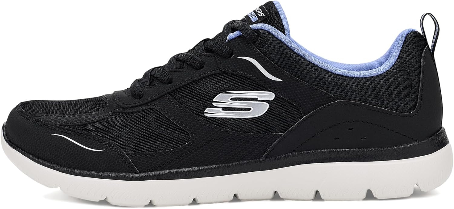image:imageSkechers Womens Summits Morning Glow SneakersBlackBlue